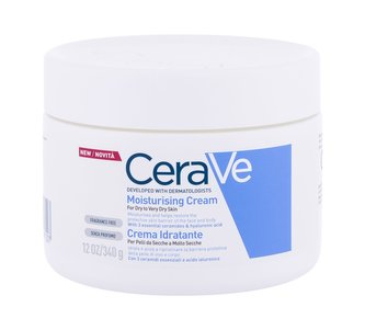 CeraVe Hydratační krém pro suchou až velmi suchou pokožku (Moisturising Cream) Hydratační krém pro suchou až velmi suchou pokožku (Moisturising Cream) - Objem 340 ml unisex