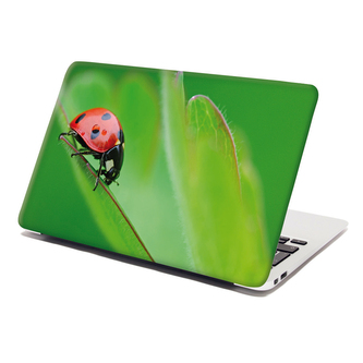 Samolepka na notebook Beruška na listě: 29x20 cm