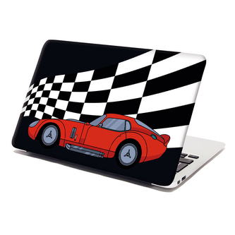Samolepka na notebook Závodní auto: 29x20 cm