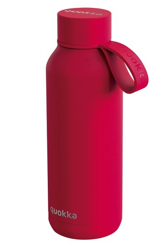Nerezová termoláhev s poutkem Solid, 510ml, Quokka, červená