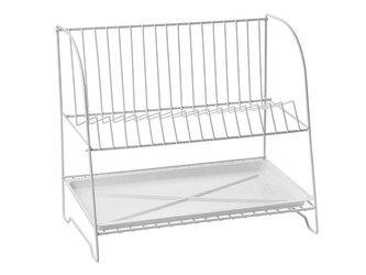 SUŠIČKA NÁDOBÍ RETRO 40 BÍLÁ -MET