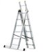 žebřík   3x6 příček Al trojdílný