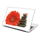 Samolepka na notebook Gerbera s kameny: 38x26 cm