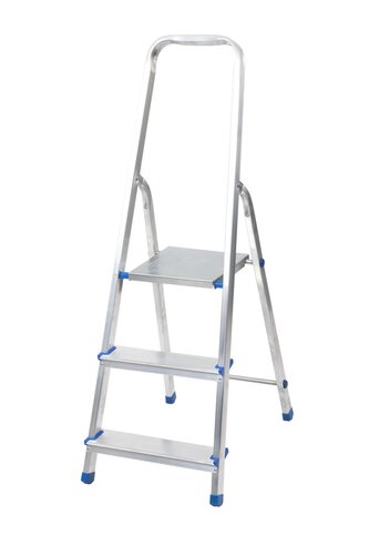 schůdky Al 1x3 jedn.s madlem 125 kg