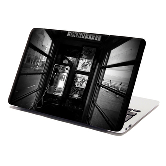 Samolepka na notebook Telefonní budka: 29x20 cm