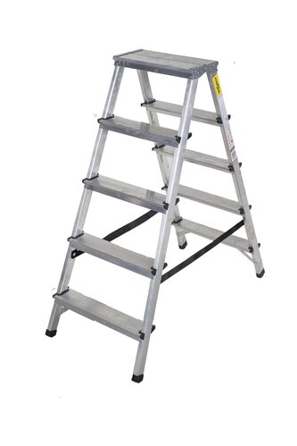schůdky Al 2x5 oboustr. 150 kg
