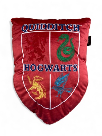 Polštář červený Hogwarts Quidditch, Harry Potter