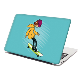 Samolepka na notebook Skejťák: 38x26 cm