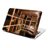 Samolepka na notebook Vinný sklípek: 38x26 cm