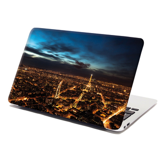 Samolepka na notebook Noční Paříž: 29x20 cm