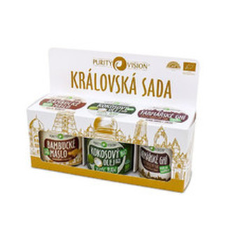 Purity Vision Královská sada (Bambucké máslo, Raw kokosový olej, Farmářské Ghí) woman