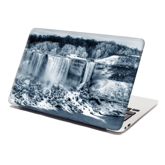 Samolepka na notebook Černobílý vodopád: 38x26 cm