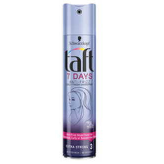 Taft Lak na vlasy 7 Days Extra Strong 3 (Hair Spray) 250 ml woman