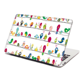 Samolepka na notebook Ptáčci: 38x26 cm