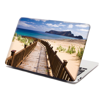 Samolepka na notebook Chodníček na pláž: 38x26 cm