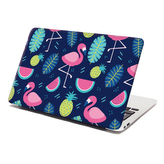 Samolepka na notebook Růžoví plameňáci: 38x26 cm