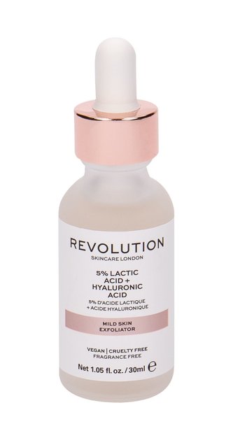 Revolution Pleťové sérum s kyselinou mléčnou a hyaluronovou (Mild Skin Exfoliator) 30 ml woman