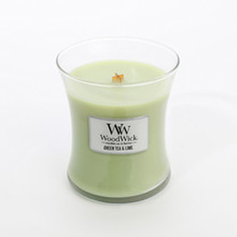 WoodWick Vonná svíčka váza Green Tea & Lime 275 g unisex