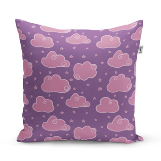 Polštář Růžové obláčky: 60x60 cm