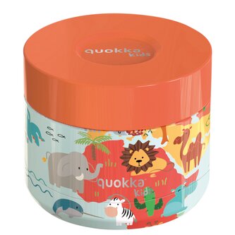 Dětská nerezová dóza Whim, 360ml, Quokka, mapy