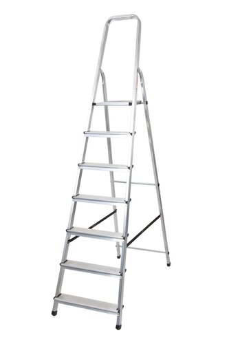schůdky Al 1x7 jedn.s madlem 125 kg