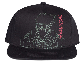 Kšiltovka Naruto: Kakashi Line Art (nastavitelná)