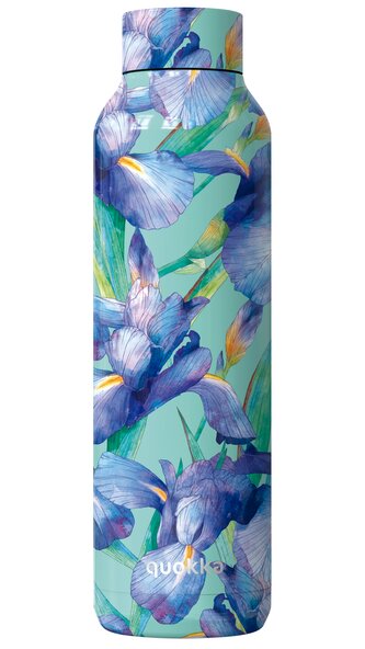 Nerezová termoláhev Solid, 850ml, Quokka, blue irises