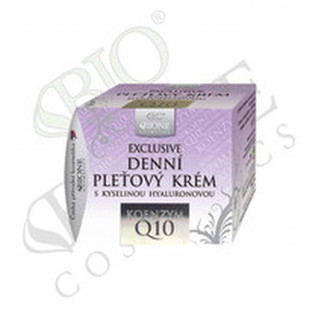 Bione Cosmetics Denní pleťový krém s kyselinou hyaluronovou Exclusive Q10 51 ml woman