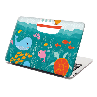 Samolepka na notebook Mořský svět: 29x20 cm