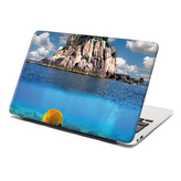 Samolepka na notebook Skála v moři: 38x26 cm