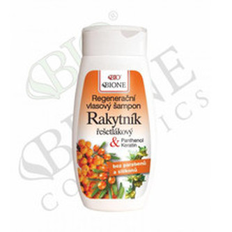 Bione Cosmetics Regenerační vlasový šampon Rakytník 260 ml woman
