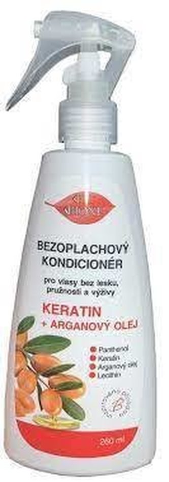 Bione Cosmetics Bezoplachový kondicionér Keratin + Arganový olej s panthenolem 260 ml woman