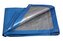 PE plachta zakrývací PROFI 6x8m 140g/1m2 modro-stříbrná
