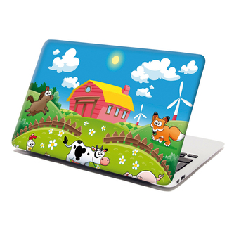 Samolepka na notebook Farma: 38x26 cm