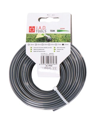 struna dual čtverc.3,0mm 15m papír.závěs