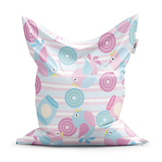 Sedací vak Roztomilí ptáčci: 150x100 cm