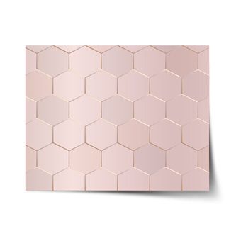 Plakát Rose gold: 60x40 cm