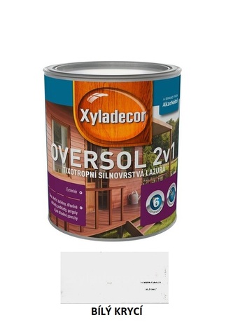 Xyladecor Oversol 2v1 0,75l Bílý krycí
