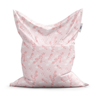 Sedací vak Růžové rostliny: 150x100 cm