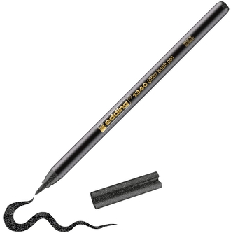 Štětcový popisovač EDDING 1340, třpytivě černý