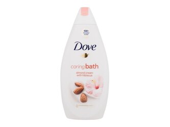 Dove Caring Bath Pěna do koupele Almond Cream With Hibiscus 450 ml pro ženy