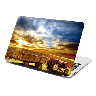 Samolepka na notebook Traktor s vlečkou: 38x26 cm