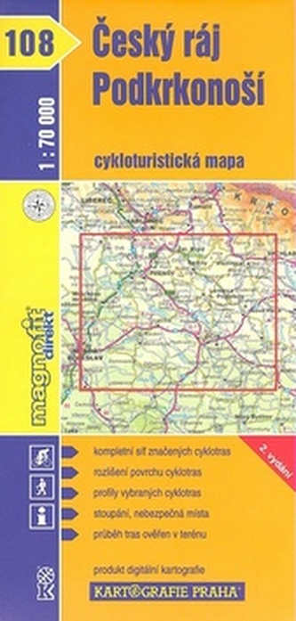 1: 70T(108)-Český ráj,Podkrkonoší (cyklomapa)