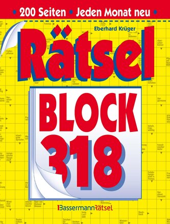 Rätselblock 318 (5 Exemplare à 2,99 EUR)