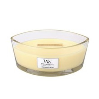 WoodWick Vonná svíčka loď Lemongrass & Lily 453 g unisex