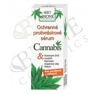 Bione Cosmetics Ochranné protivráskové sérum Cannabis 40 ml woman