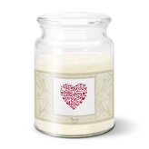 Svíčka Mé srdce bije jen pro Tebe: 500 g 