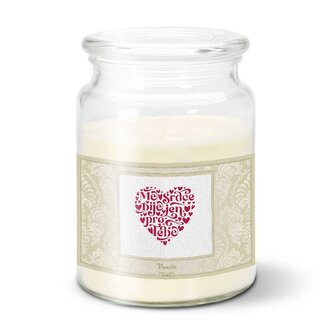 Svíčka Mé srdce bije jen pro Tebe: 500 g 