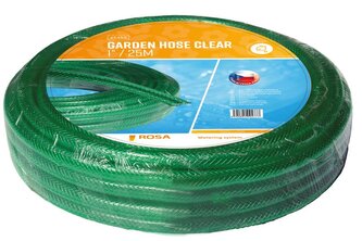 Hadice zahradní ROSA průhledná 1" 25m (25/32mm 360g/m)