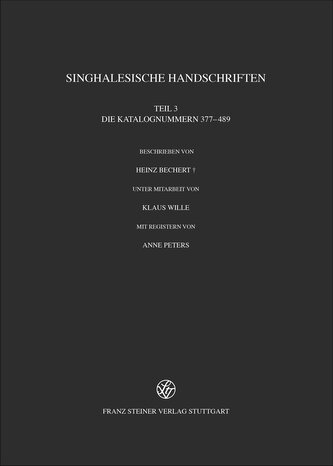 Singhalesische Handschriften Teil 3